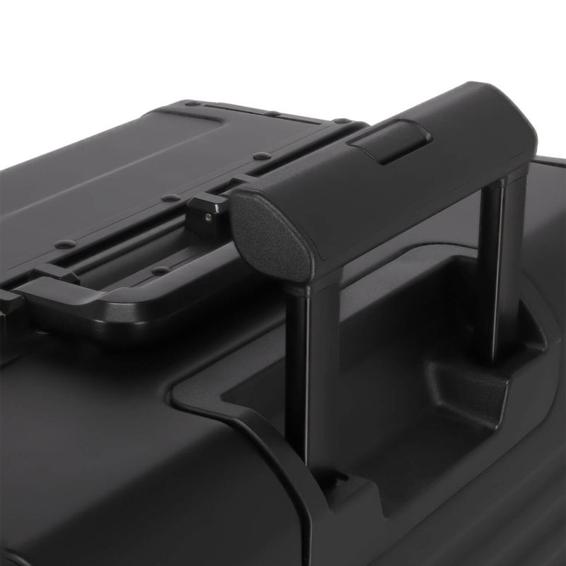 Valise cabine rigide Next Aluminium 55 cm Noir