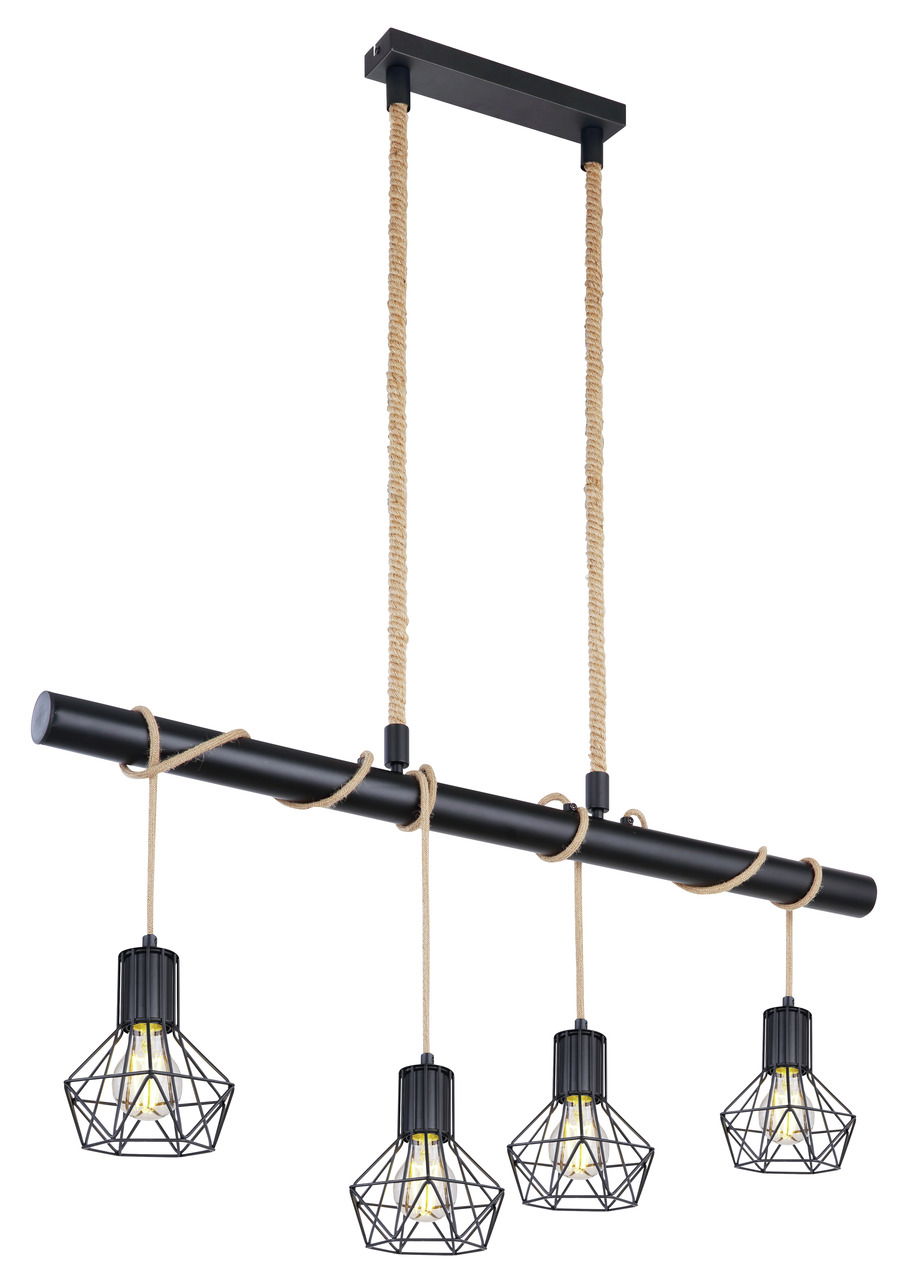 Globo Lighting Hängeleuchte 4-flg. PRISKA