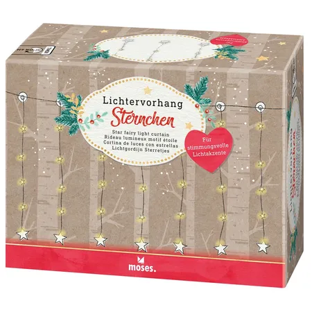 moses. Lichtervorhang Sternchen
