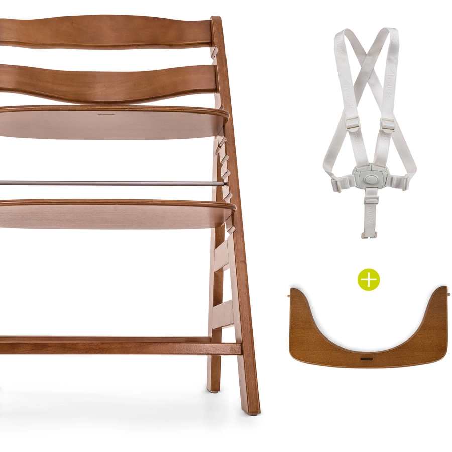 hauck Hochstuhl Alpha Plus Walnut