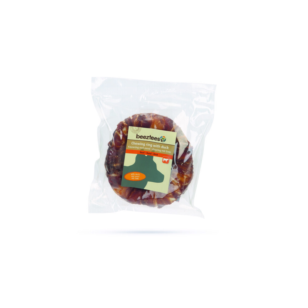 Beeztees Culinair Kauwring / Donut met Eend12,5 cm