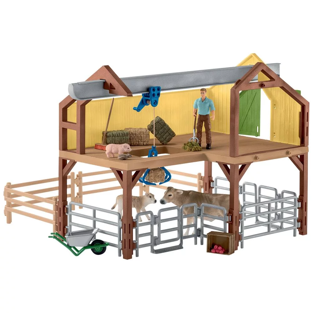 FERME AVEC ETABLE ET ANIMAUX