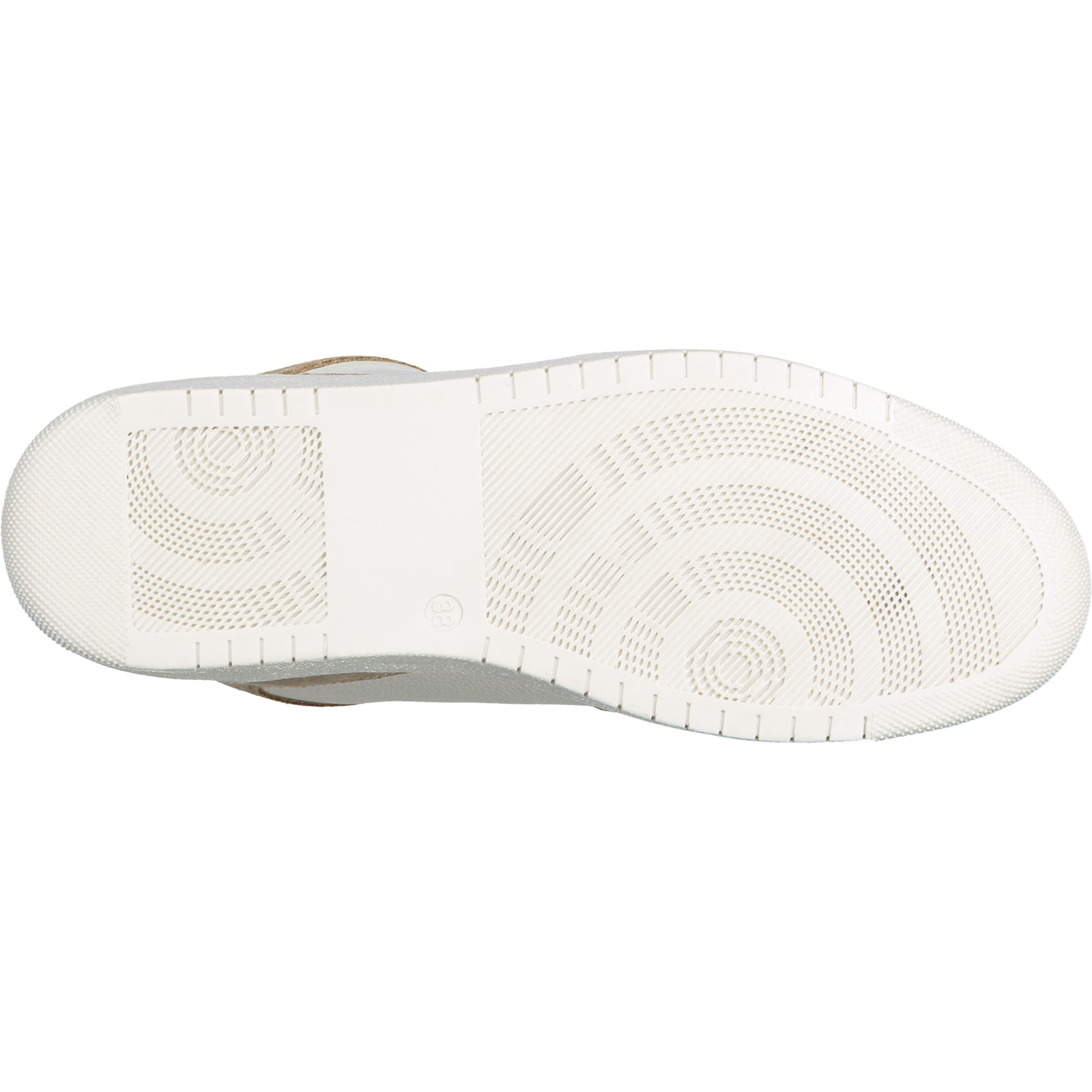 Cafe Moda Leder Sneaker Da., 36, weiss