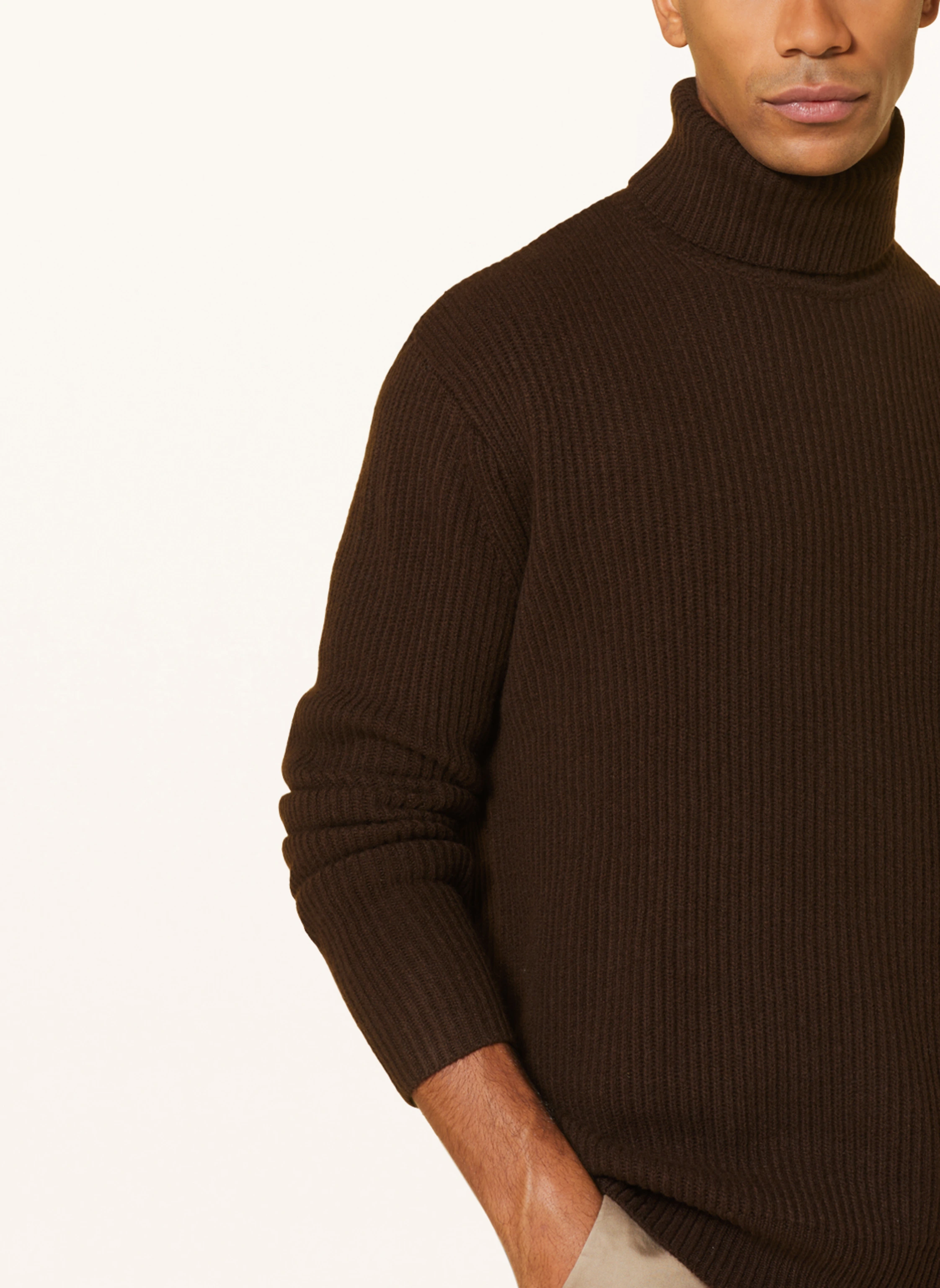 LES DEUX Rollkragenpullover EDDIE aus Merinowolle