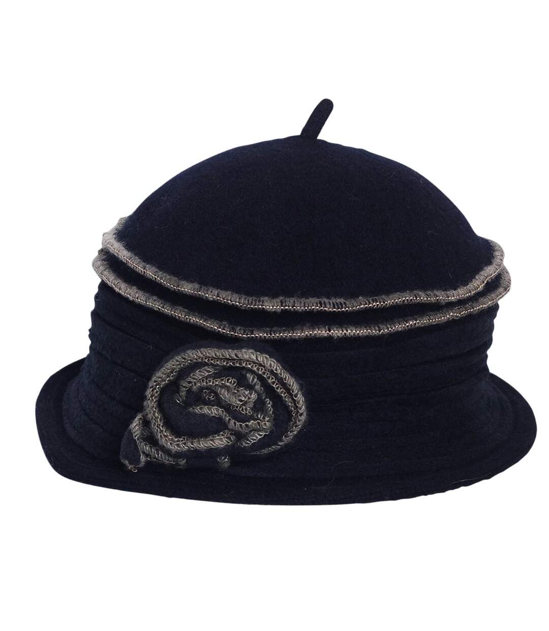 Chapeau cloche en laine FAUSTINE