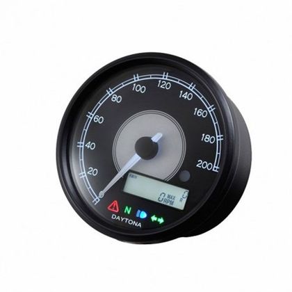 Compteur Digital Daytona velona 260 KM/H Universel - Noir