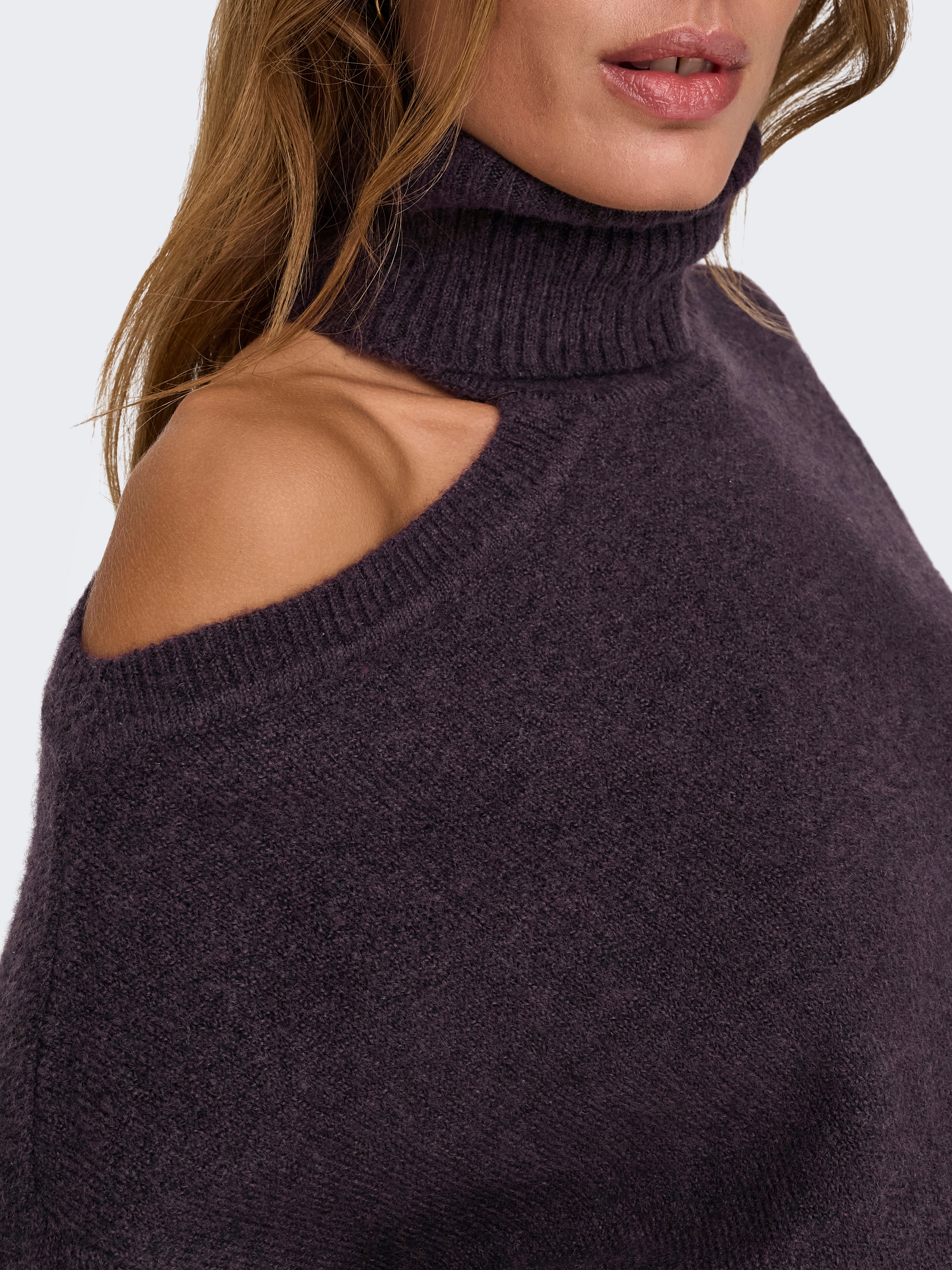 JDYDEBBIE Strickpullover Plum Perfect