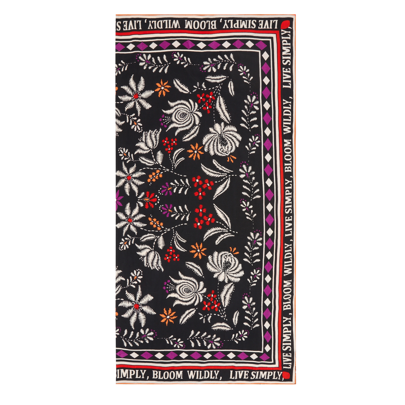 FAIRWAY - Foulard imprimé | Noir