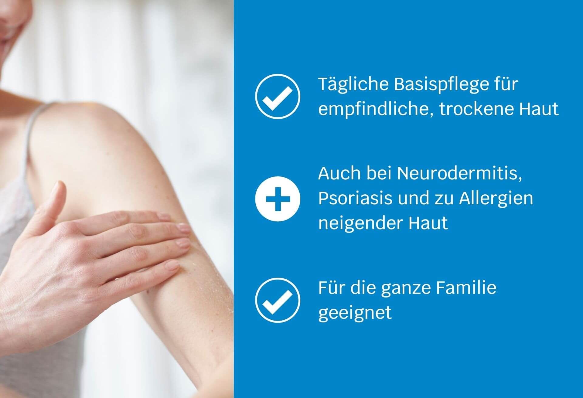 Siriderma Körperlotion ohne Duftstoffe-Hautberuhigende Feuchtigkeitspflege, für Glattere Haut