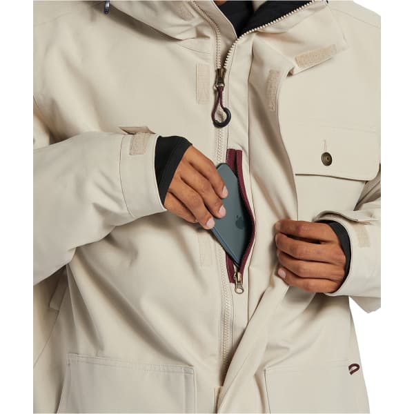 Veste de ski DC SHOES SERVO SNOW JKT PLAZA TAUPE