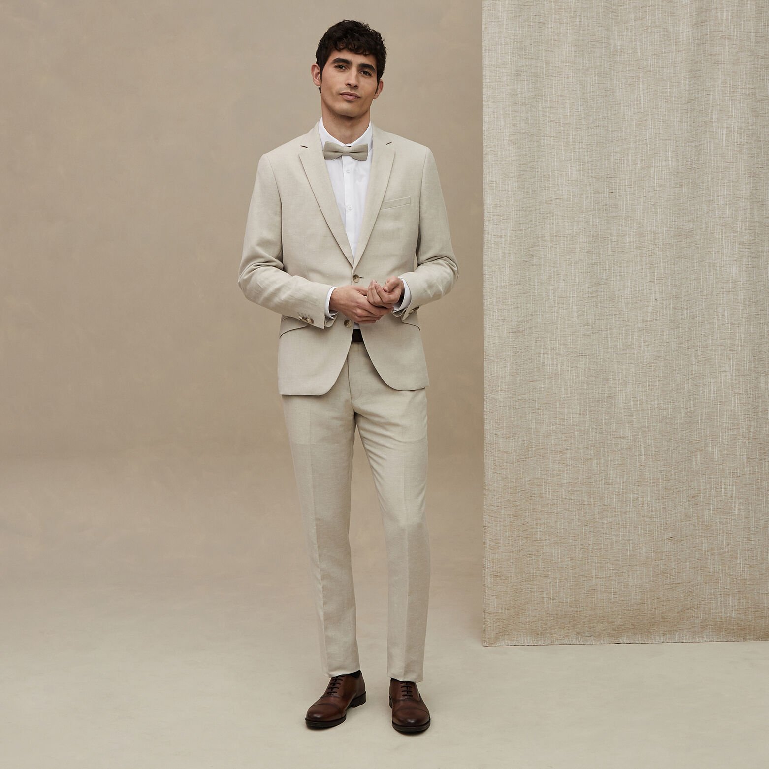 Costume en lin - Beige