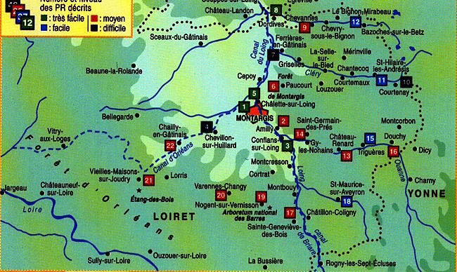 FFRP - P451 MONTARGIS ET LE PAYS GATINAIS A PIED FFRP