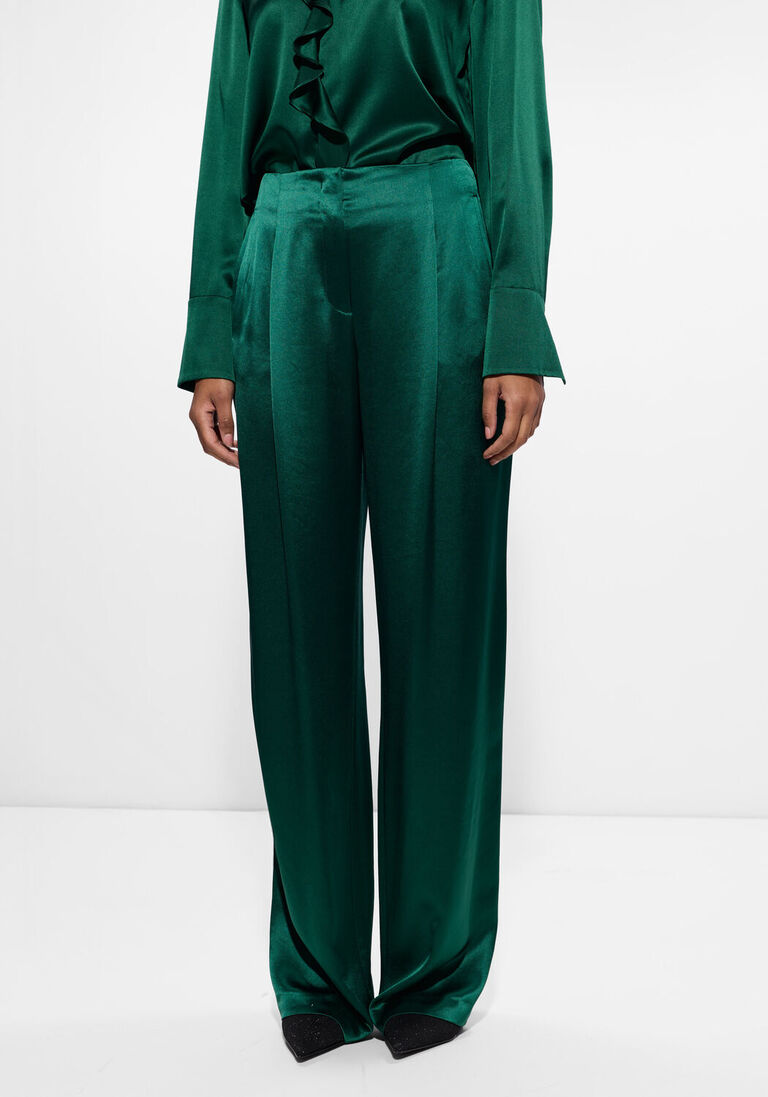 groene marc cain collection wijde broek zc 81.32 w80