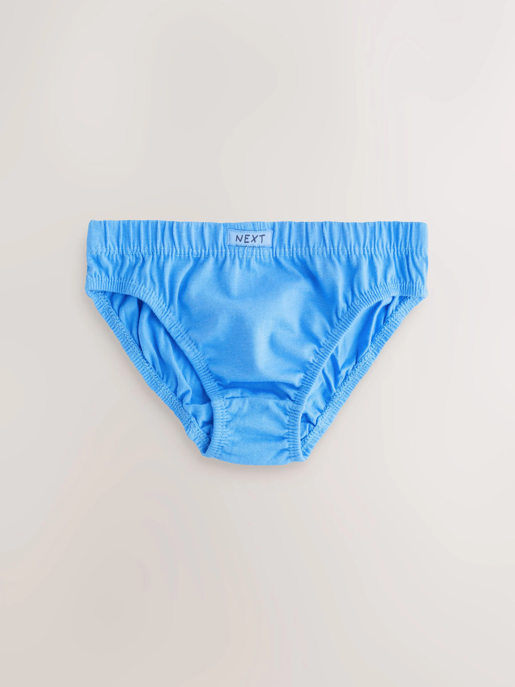 Tonaal blauw - 100% katoenen slip verpakking van 10 (1,5 - 16 jr)