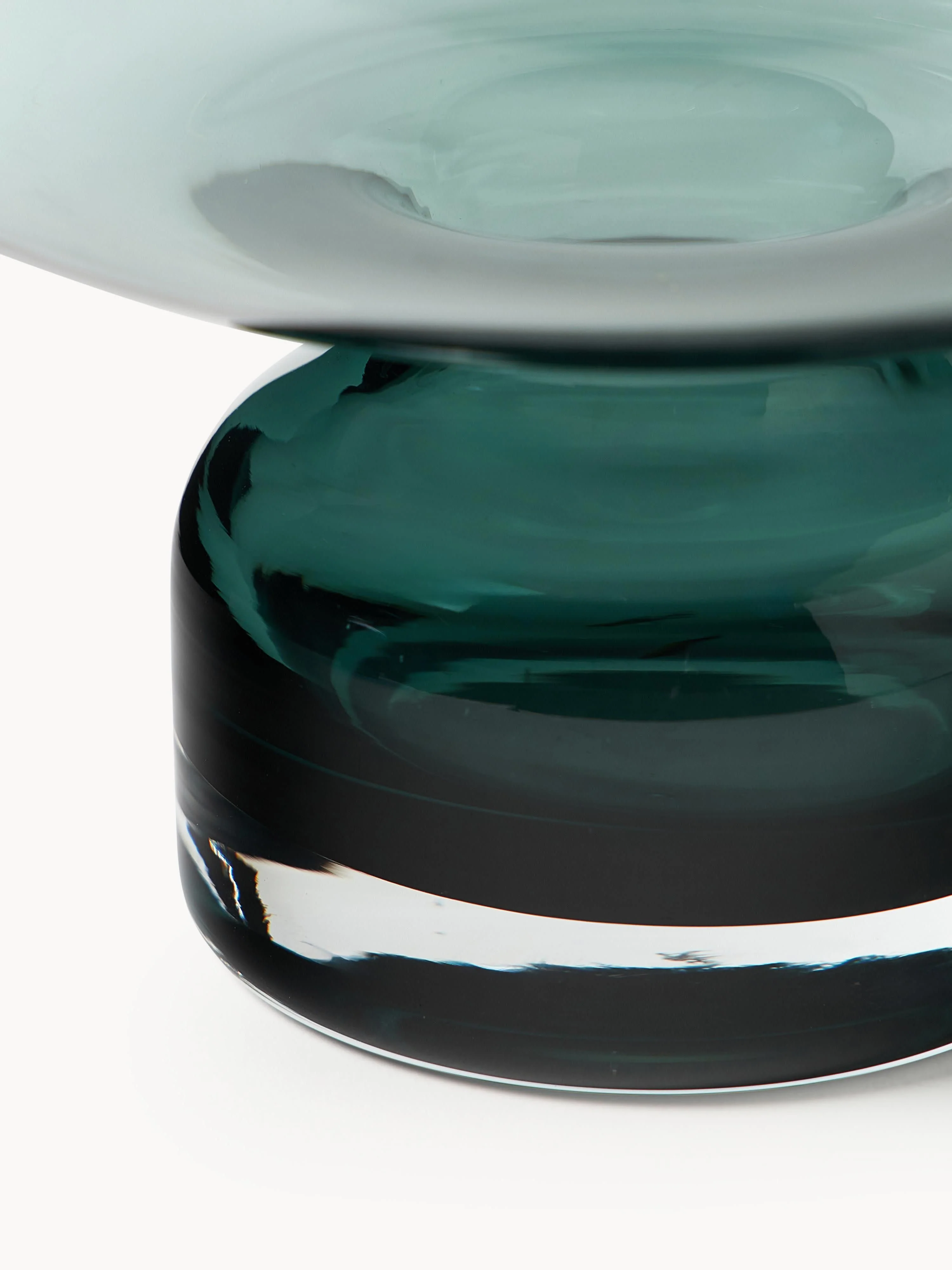 Mondgeblazen glazen vaas Nicola, H 20 cm