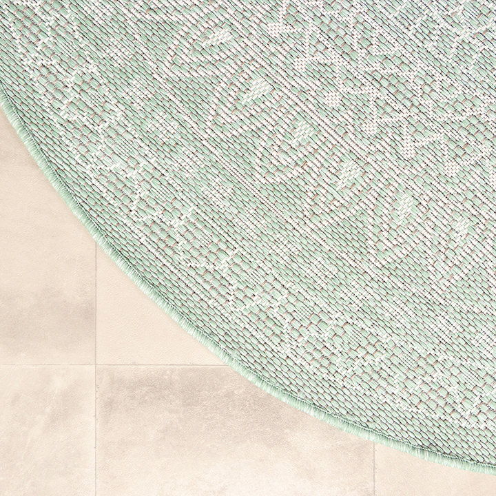 Rond buitenkleed - Summer Azteca Mint