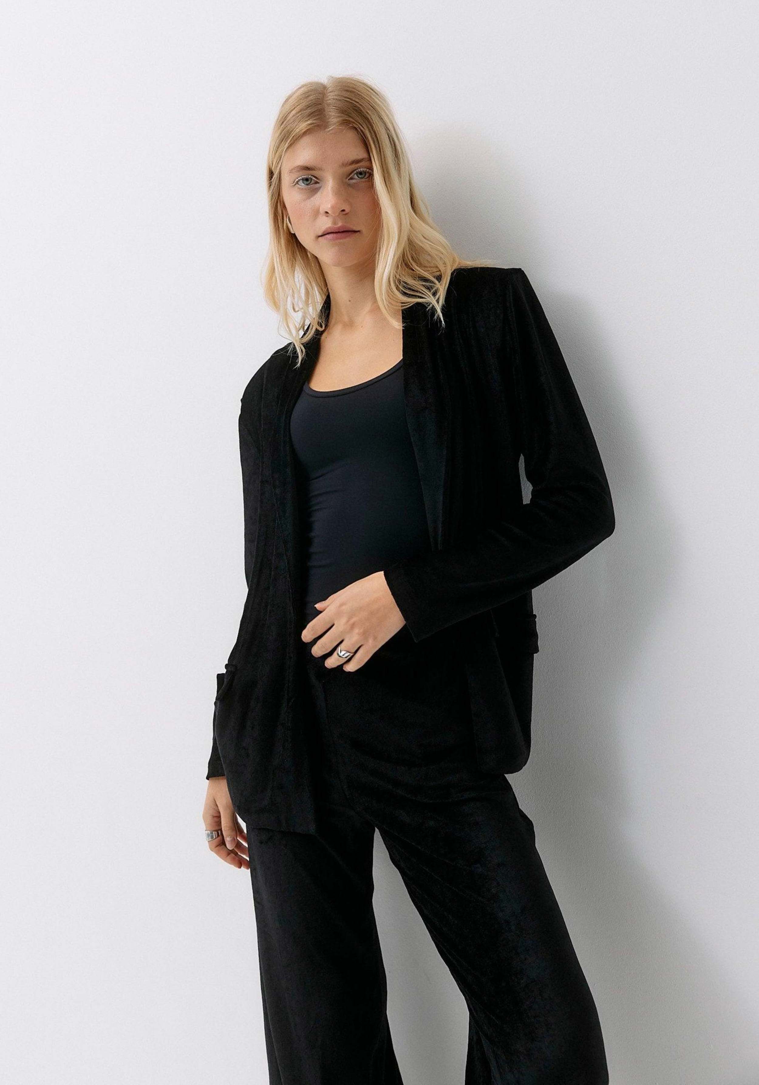 Moya Kala Blazer Velvet Black Intense