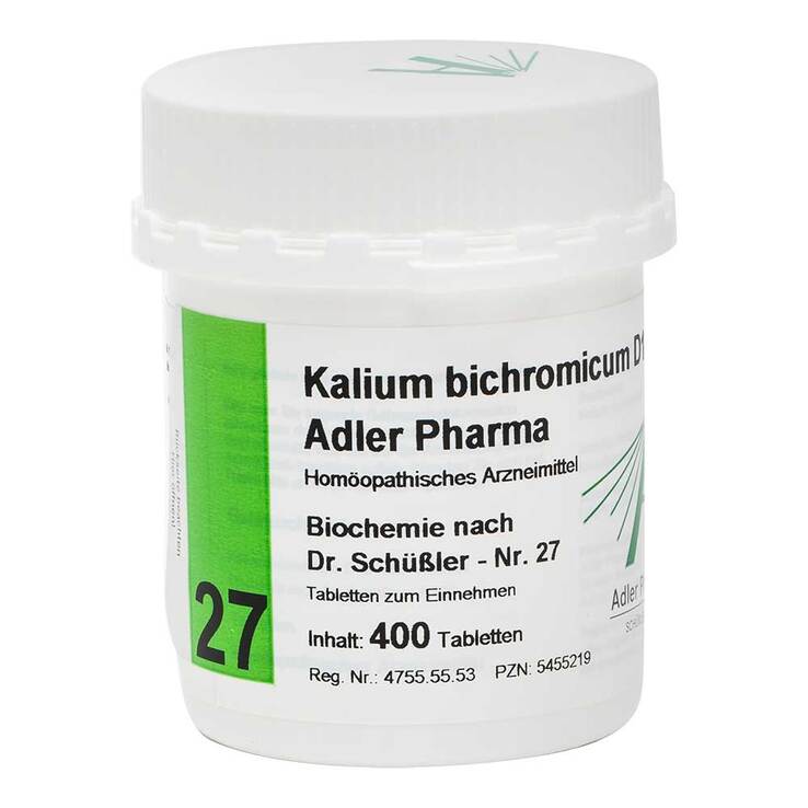 Biochemie Adler 27 Kalium bichr.D12 Ad.P. Tabletten, 400 St