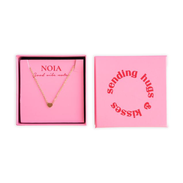 Noia Jewellery | Ketting hartje | Goudkleurig
