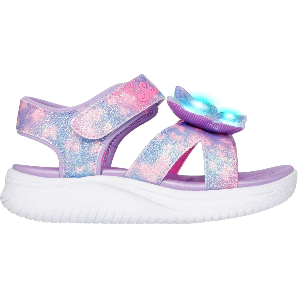Køb Skechers Purple S Lights - Jumpsters Sandal – Butterfly Brights