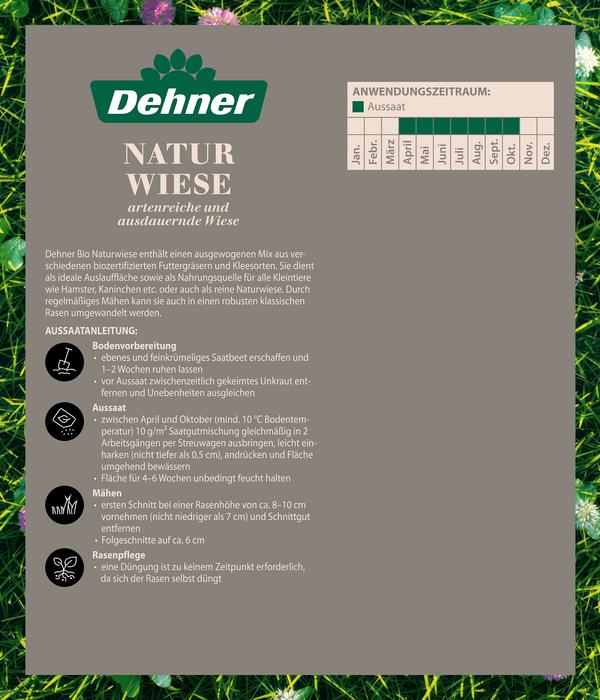Dehner Bio Saatgut Naturwiese, 250 g