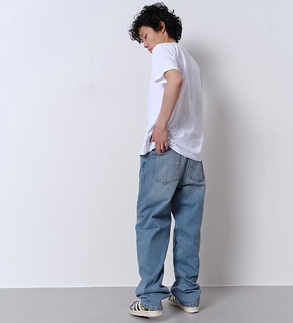 Grønt Jeans - Giant Second Jeans - Vintage Acid Blue