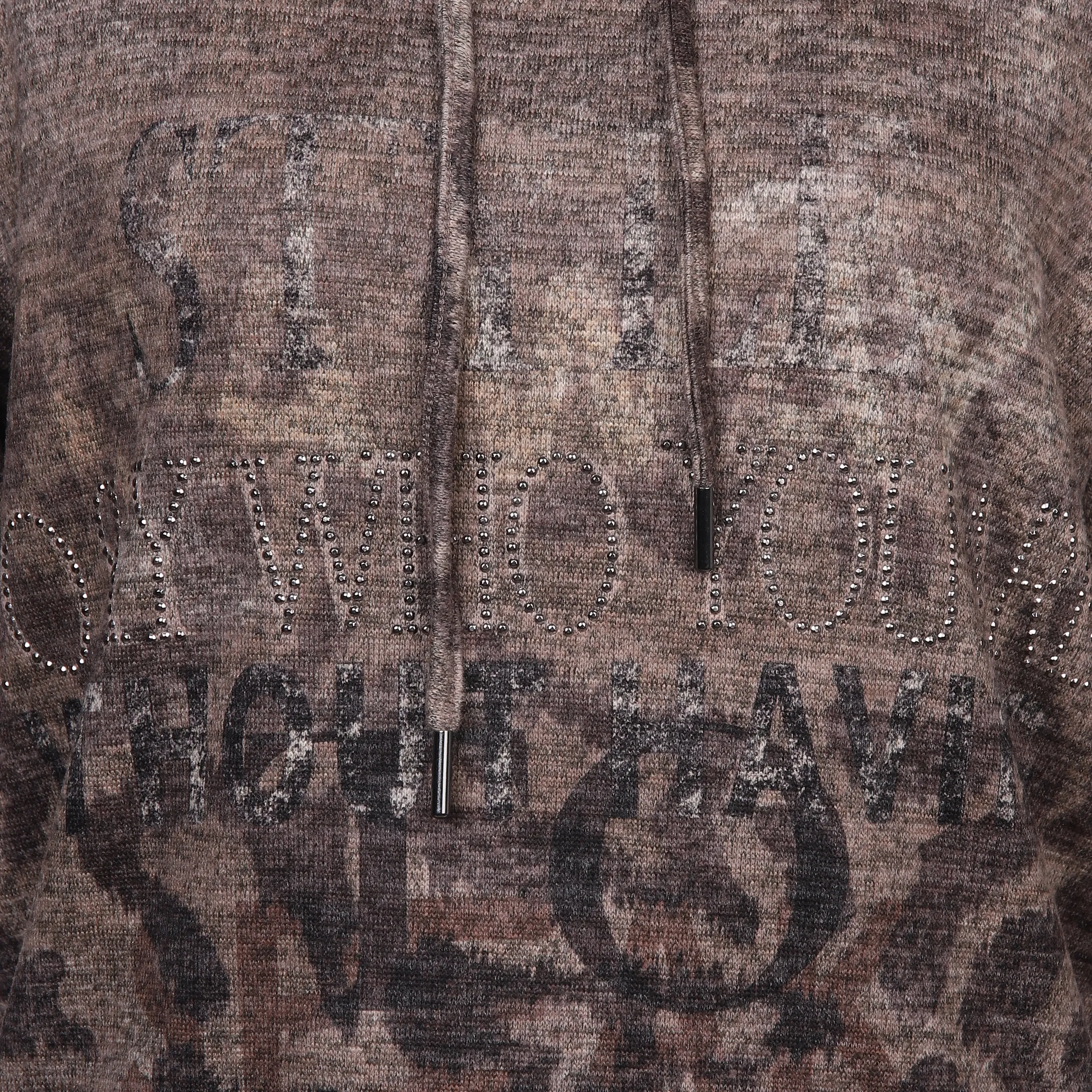 Damen Flauschshirt mit kleinem Stehkragen