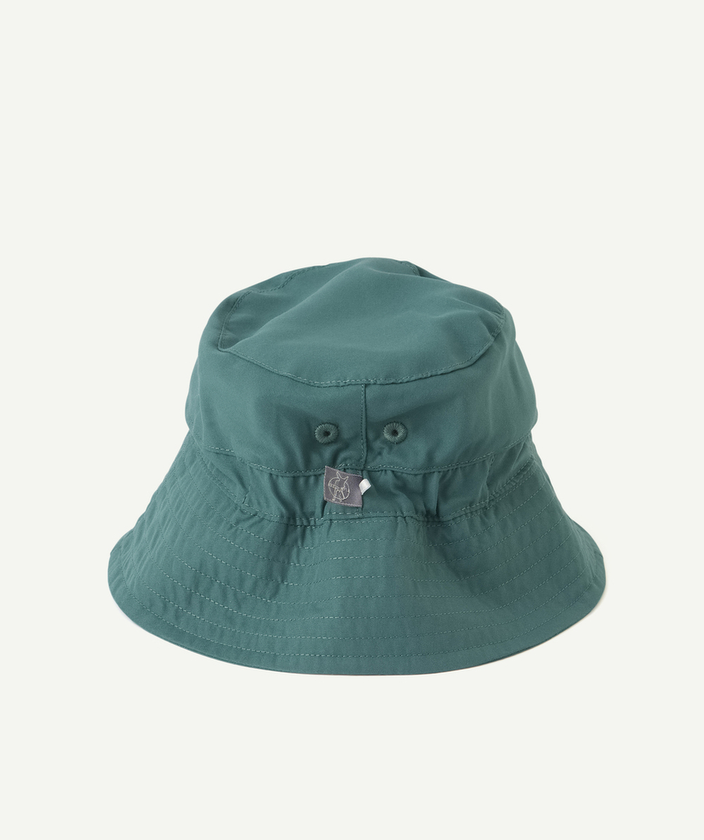 LASSIGBOB ANTI-UV BÉBÉ GARÇON VERT AVEC CORDONS