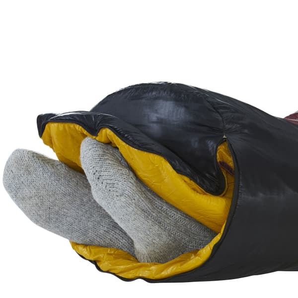 Sac de couchage NORDISK OSCAR -2° CURVE XL SLEEPING BAG MERLOT/BLACK