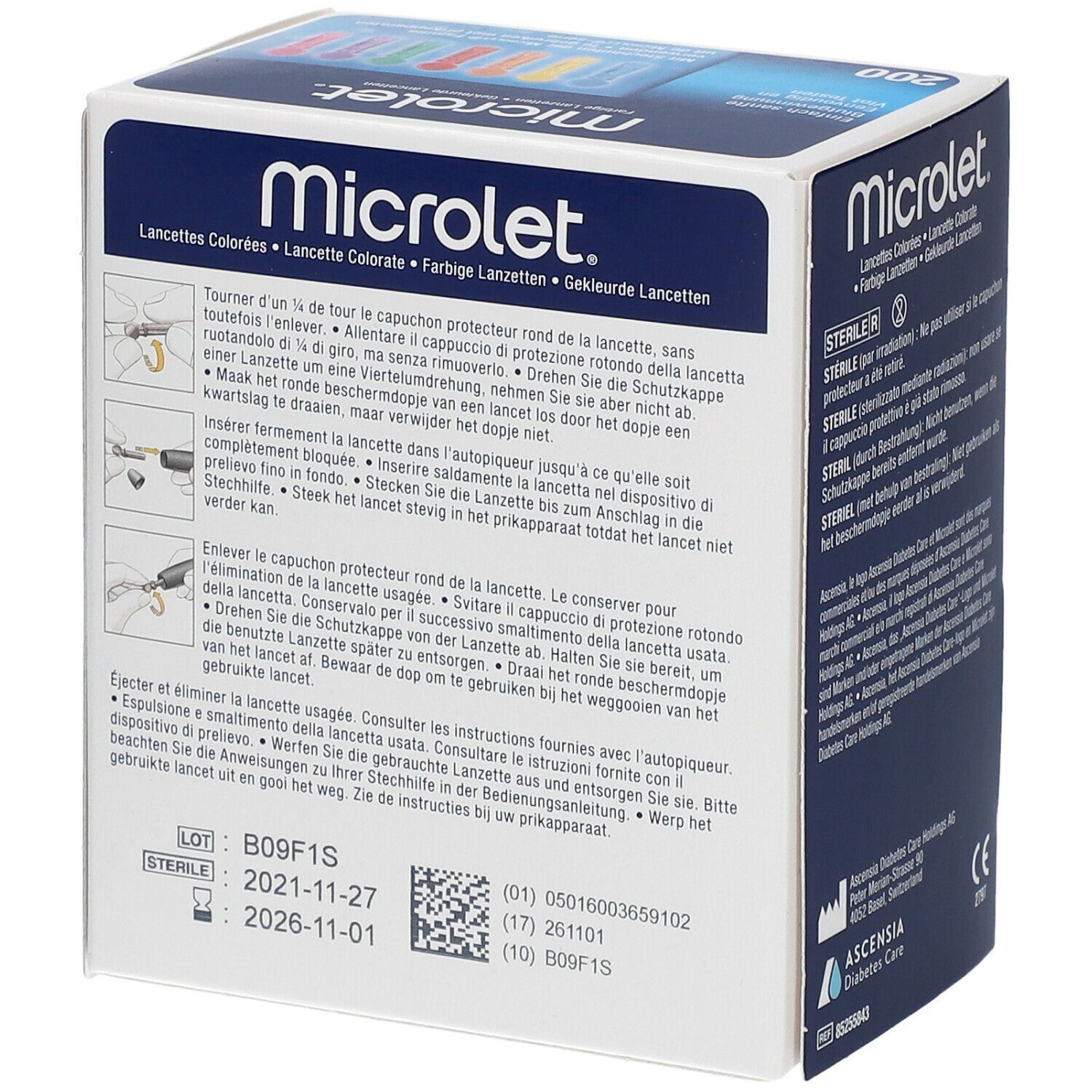 Microlet® Lanzetten farbig