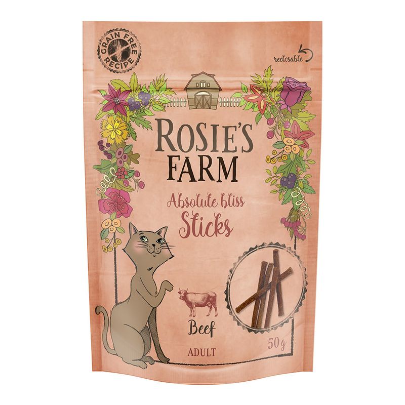 Friandises Rosie's Farm Sticks bœuf