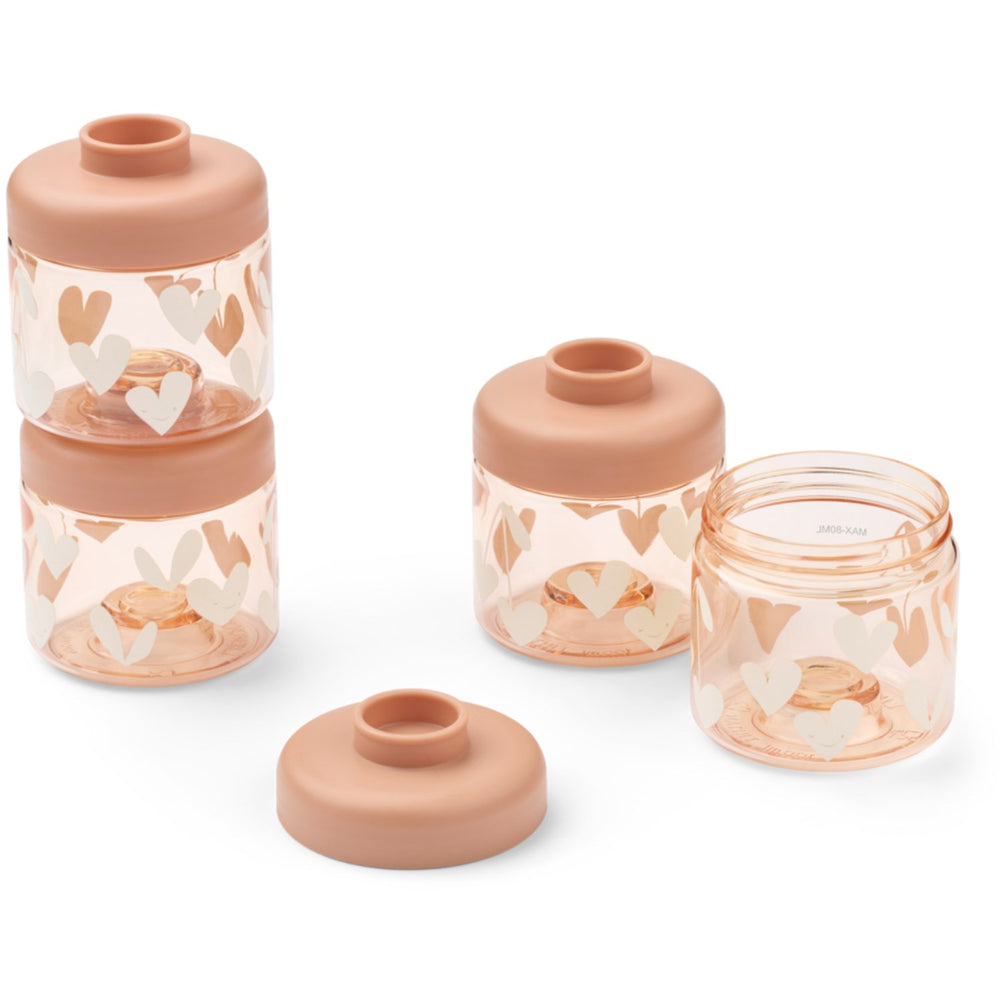 Køb LIEWOOD Sweethearts / Pale Tuscany Dominique Food Tritan Boxes 100 Ml 4-Pak