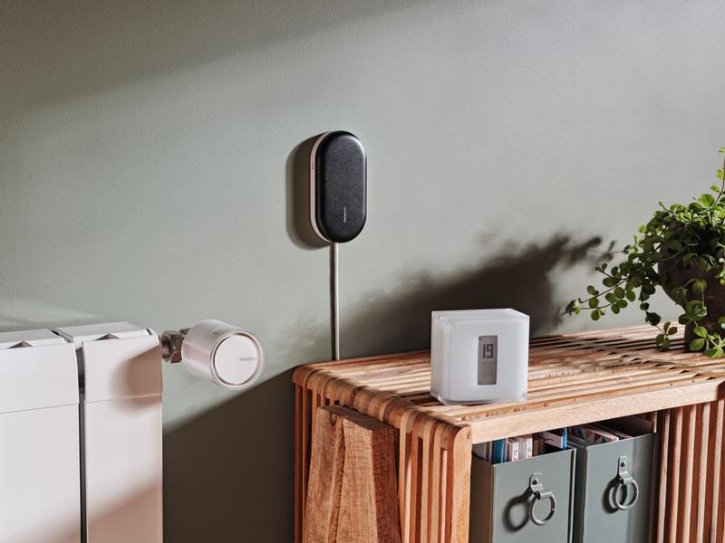 Netatmo Comfort Smarte Klimaanlagensteuerung Mit der Smarten Klimaanlagensteuerung verbinden Sie Ihre Klimaanlage ganz einfach