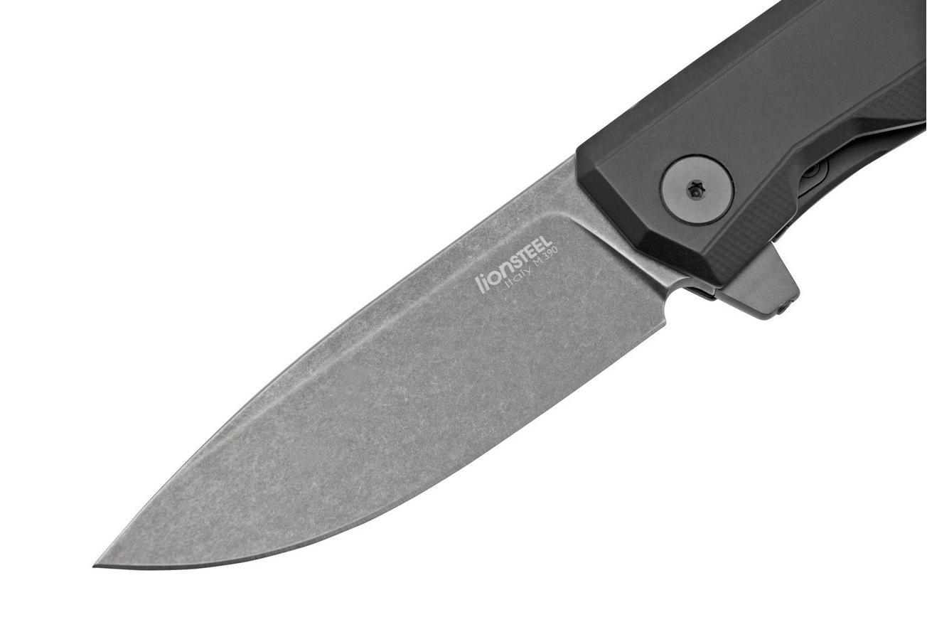 LionSteel Myto MT01A BB Black Aluminium, Black zakmes, Molletta design