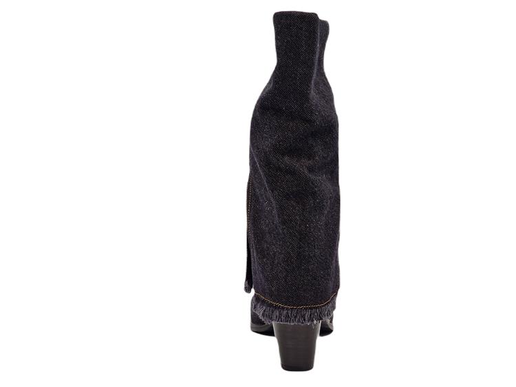 Babouche AMAR 33 DESTROYED BLACK