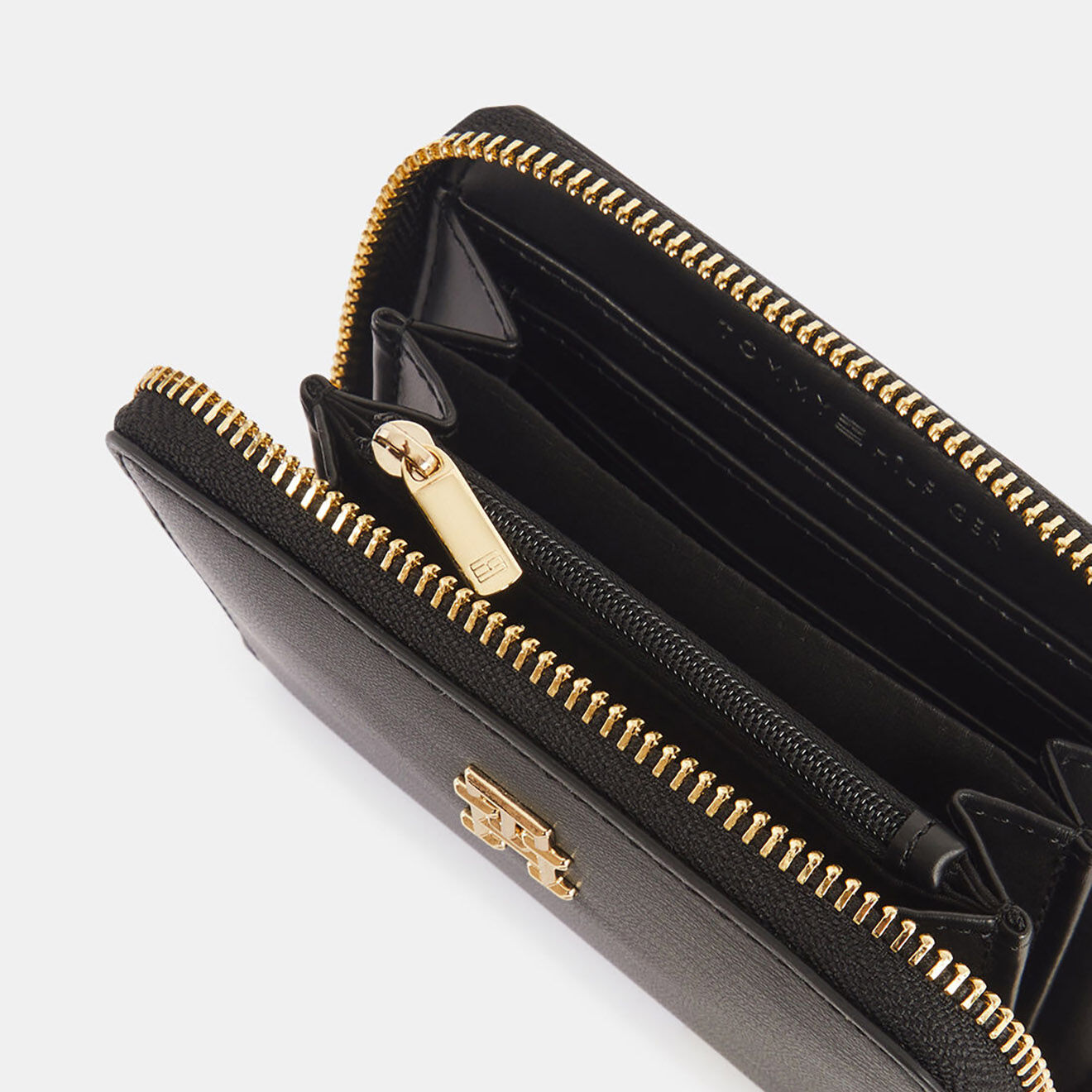 Tommy Hilfiger Porte-monnaie Iconic noir - 10x13 cm
