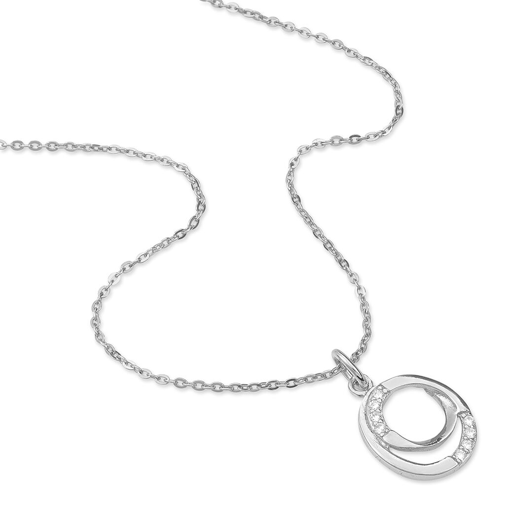Collier Aleyde Argent Blanc Oxyde De Zirconium