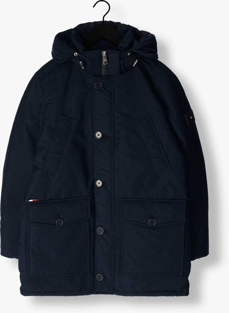 TOMMY HILFIGER donkerblauwe tommy hilfiger  rockie non fur down parka