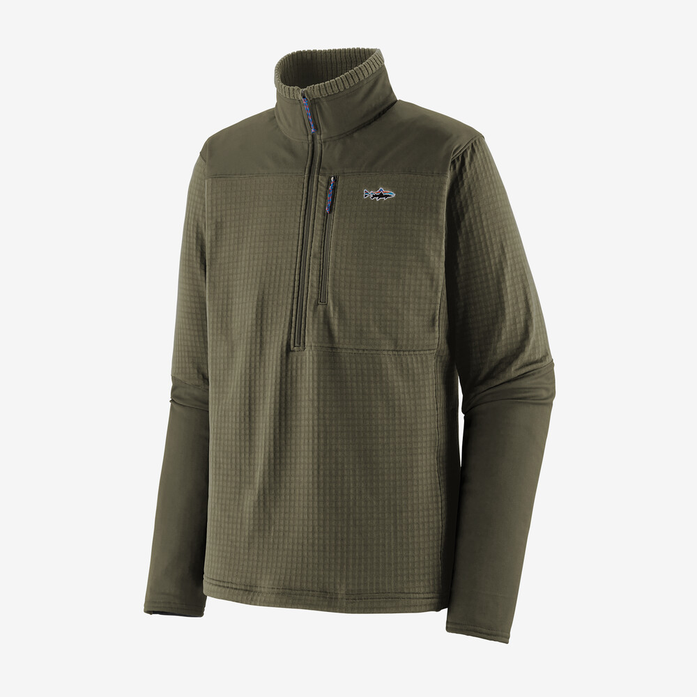 Herren Langarmshirt R1 Fitz Roy 1/4-Zip