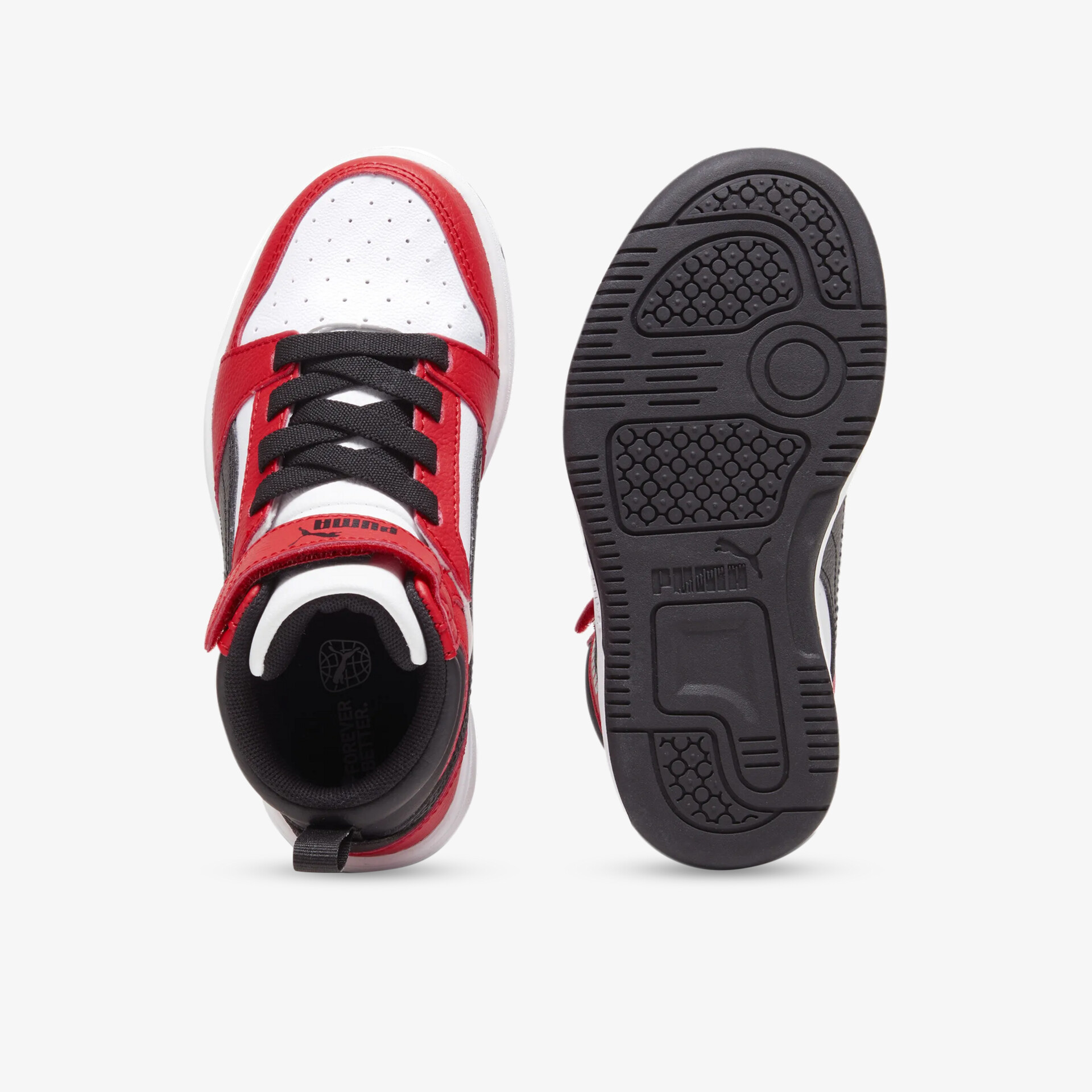PUMA Rebound V6 Mid Kinder Sneaker High mehrfarbig