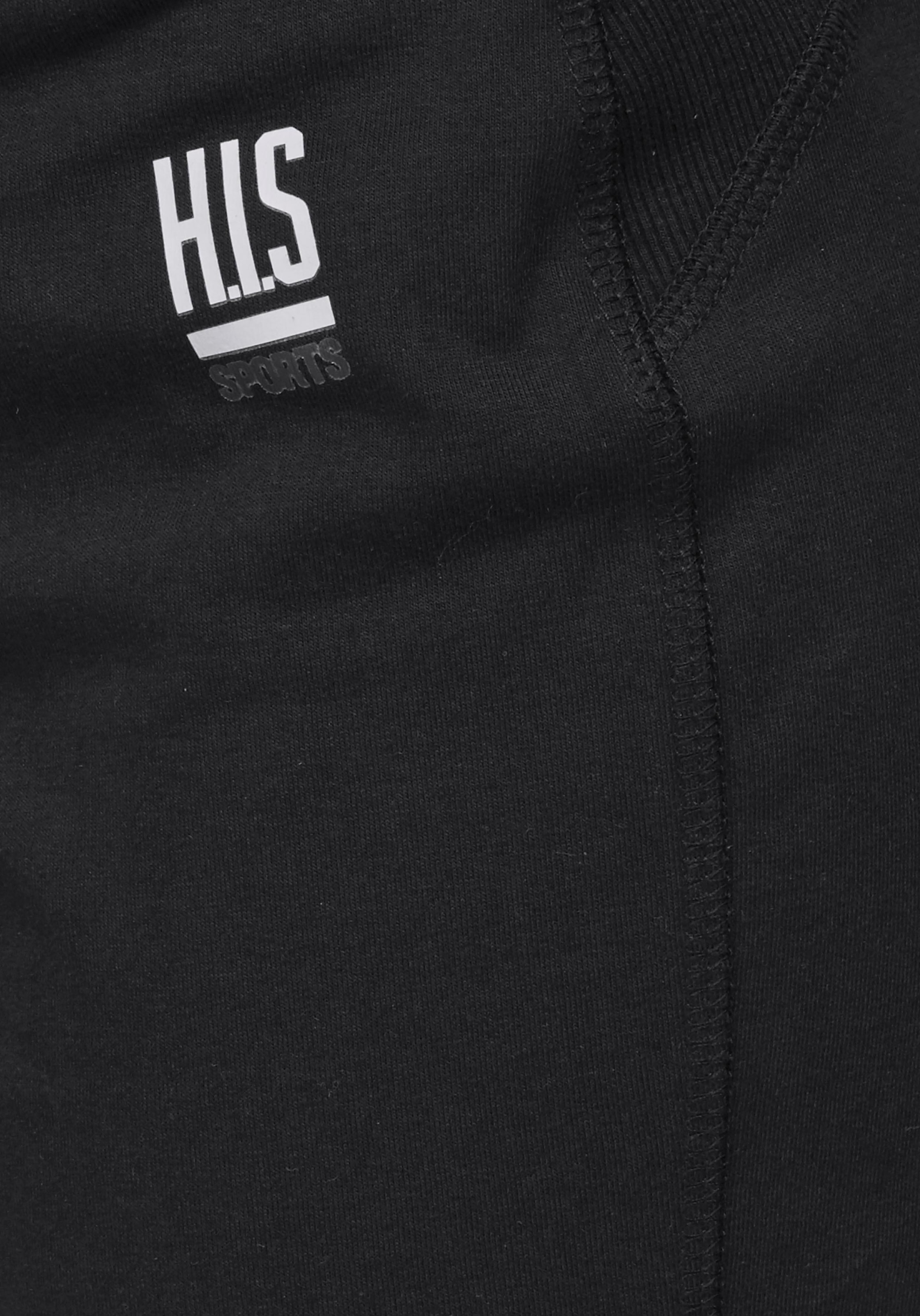 H.I.S 3/4-Sweathose  Festes Sweatmaterial mit elastischem Bund und Kordelzug