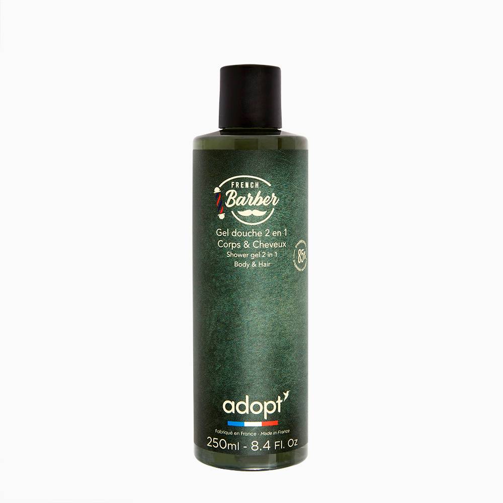 French barber Gel douche 2 en 1 250ml