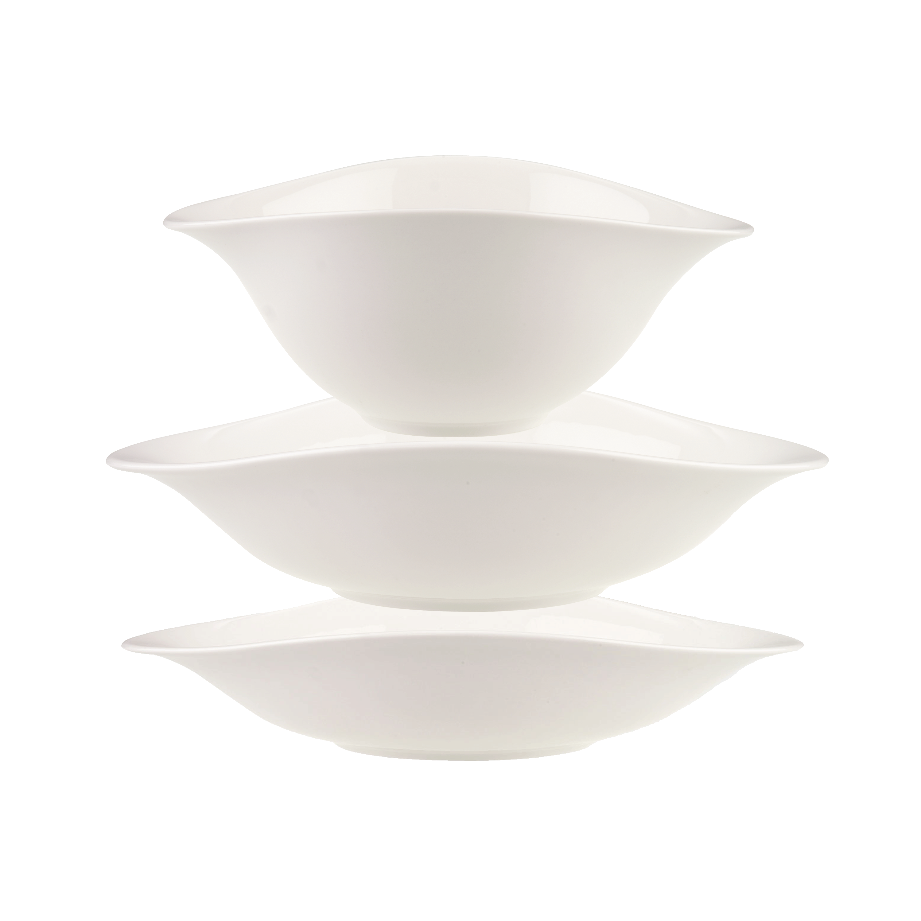 Vapiano Bowl set White, Premium Porcelain