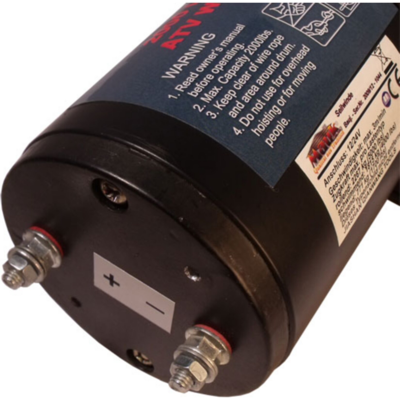 Mauk Seilwinde 12V 2000lbs