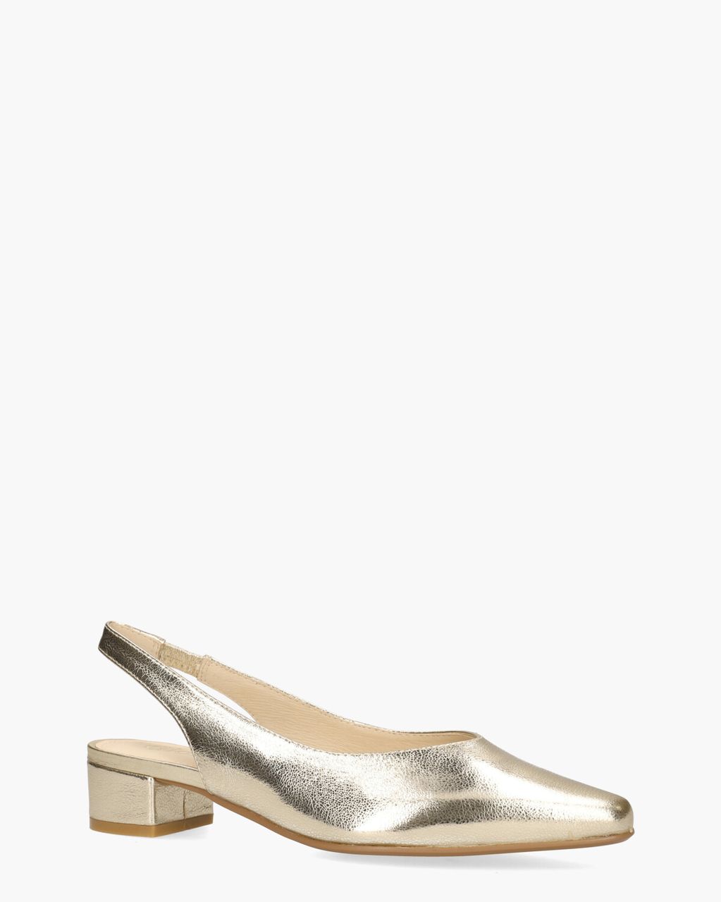 Gioia Wagar Goud Dames Slingbackpumps