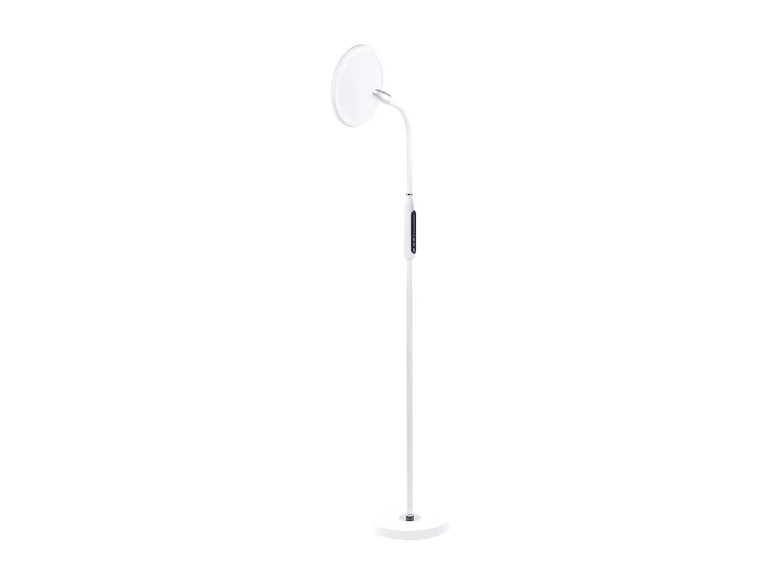Lampadaire LED CASSIOPEIA Avec variateur Métal Blanc