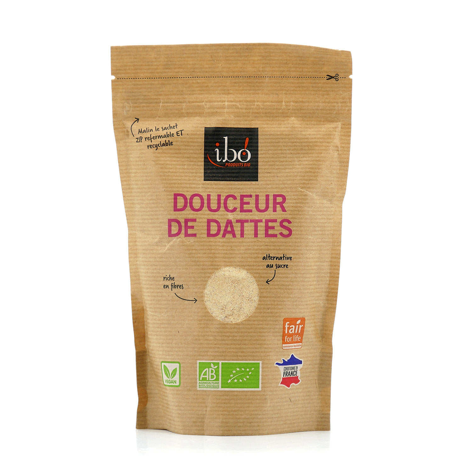 Douceur de dattes bio et issu du commerce équitable - sucre de dattes