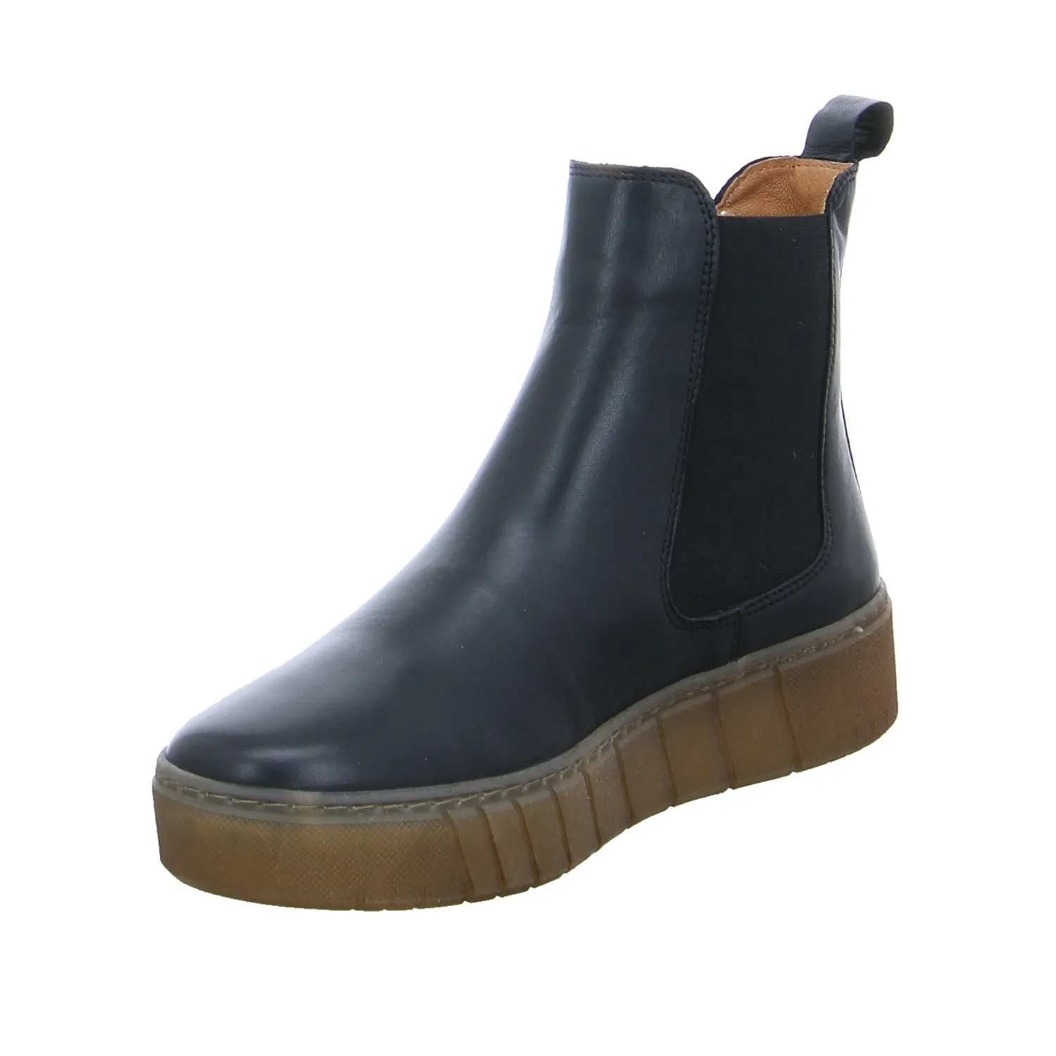 SCHUHENGEL Boot Schwarz Leder