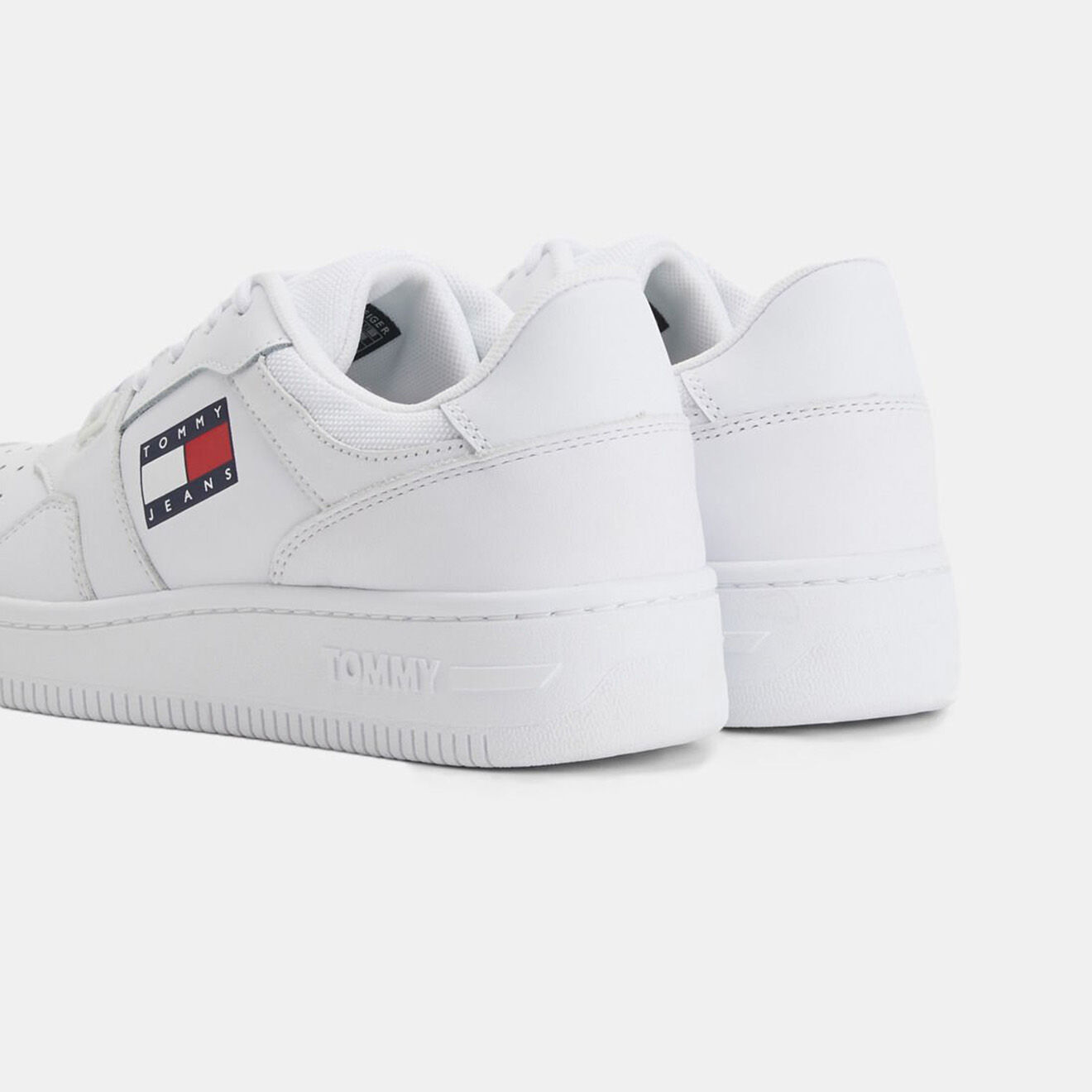 Tommy Jeans Baskets en Cuir J3 Tj Retro blanches