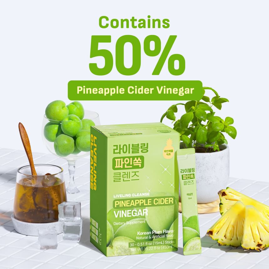 FULlight - LIVELING Cleanse Ananas Cider Azijn - 2 Soorten